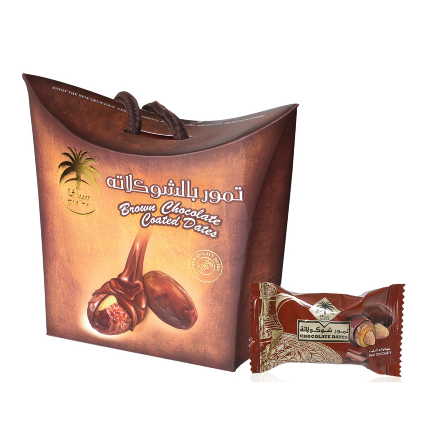 Lys chokolade dadler