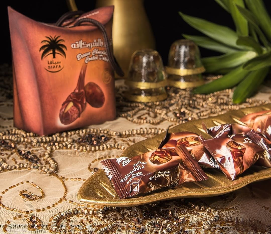 Lys chokolade dadler