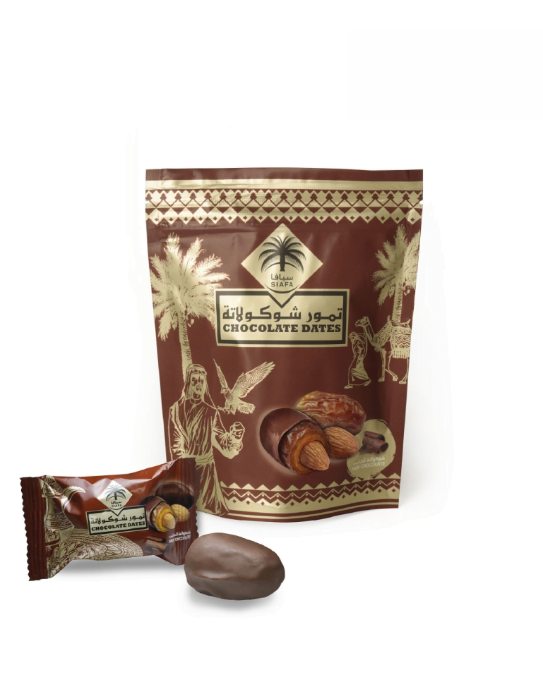 Lys chokolade dadler