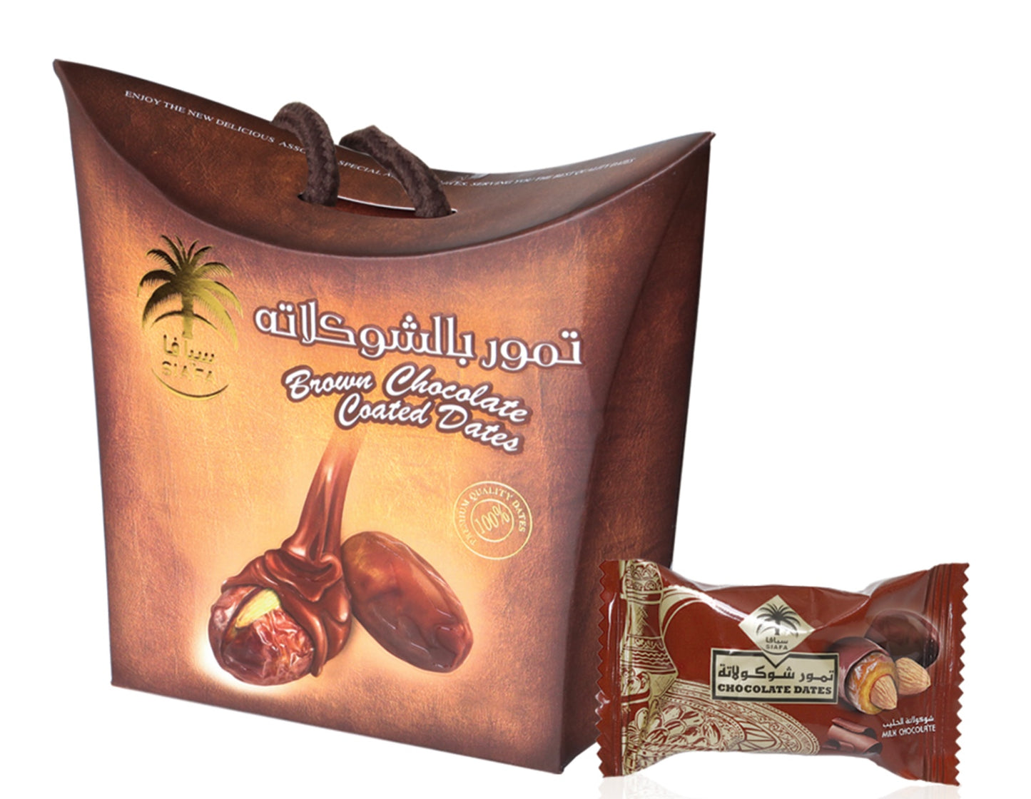 Lys chokolade dadler