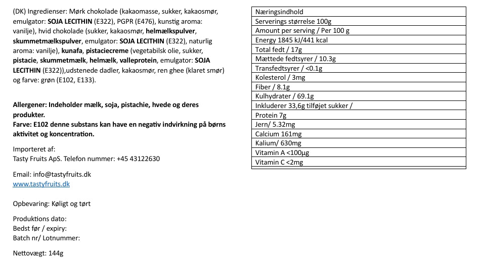Ajwa Dubai Chokolade