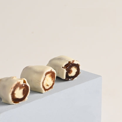 Hvid chokolade dadler